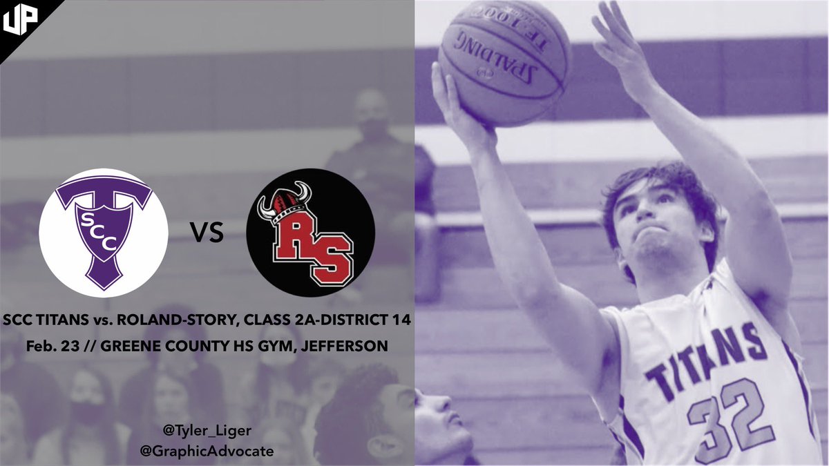 It’s has the feel of a true title bout, as the <a href="/scc_titans/">SCC Titans</a> boys’ basketball team faces off against Roland Story in the Class 2A-District 14 Championship, set for 7 p.m. tonight at the Greene County High School Gym in Jefferson.

SCC is 17-5, and the Norsemen are 17-3. #iahsbkb