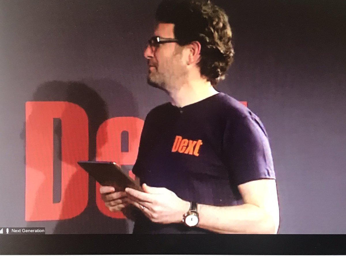 jonnyflyingfox's tweet photo. “Stop reporting on history and help our customers make history” 💯 @ronaldbaker really enjoying the panel discussion  #DextGeneration https://t.co/qgTyfBm5d9