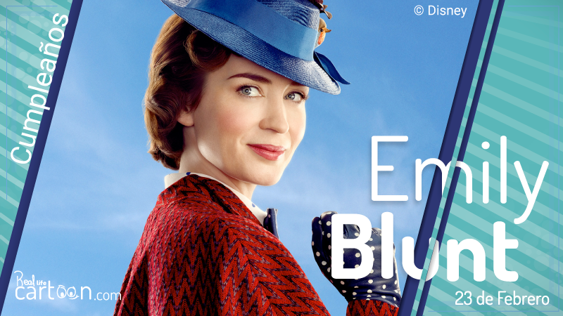rlcartooncom's tweet photo. Feliz Cumpelaños a la moderna #MaryPoppins y protagonista de #UnLugarEnSilencio… ¡#EmilyBlunt! https://t.co/FK85y18xwS