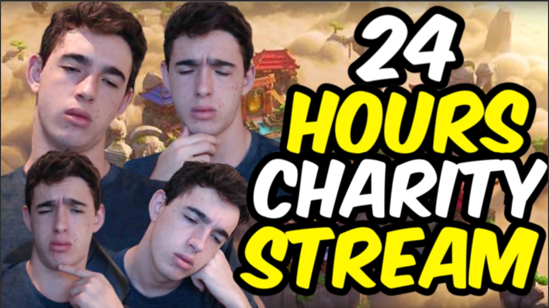 Hey guys! My newest 24-hour charity stream in <a href="/ClashRoyale/">Clash Royale</a> is now live on #YouTube where we raised over $450 for <a href="/Movember/">Movember USA</a> and had so much fun, Banta and stupid dances along the way!

Please ❤️ &amp; RT to help me out

Video: youtu.be/4iimUU9Y62Y