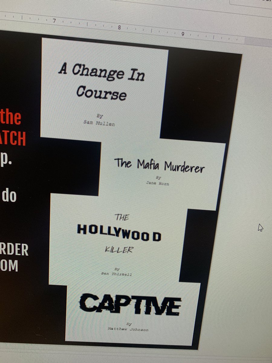gary_rose's tweet photo. The titles for the @teachBTEC #BTECCDMP #BTECCMP #NetflixOriginal projects looking as bleak as usual 😂 https://t.co/dLEs5nXw7e
