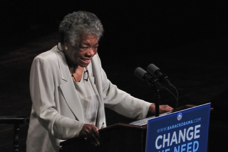 BlackAlumniNKY's tweet photo. Day 22 was dedicated to a Favorite Black Poet! We picked the late and amazing Maya Angelou! #nkuBHMchallenge #NKUBAC #PhotoChallenge
Maya Angelou born Marguerite Annie Johnson; April 4, 1928 β May 28, 2014) was an American poet, memoirist, and civil rights activist. https://t.co/efPk16gjTg