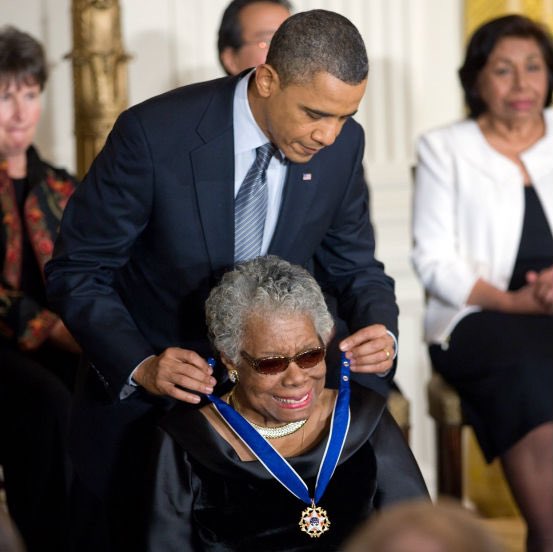BlackAlumniNKY's tweet photo. Day 22 was dedicated to a Favorite Black Poet! We picked the late and amazing Maya Angelou! #nkuBHMchallenge #NKUBAC #PhotoChallenge
Maya Angelou born Marguerite Annie Johnson; April 4, 1928 β May 28, 2014) was an American poet, memoirist, and civil rights activist. https://t.co/efPk16gjTg