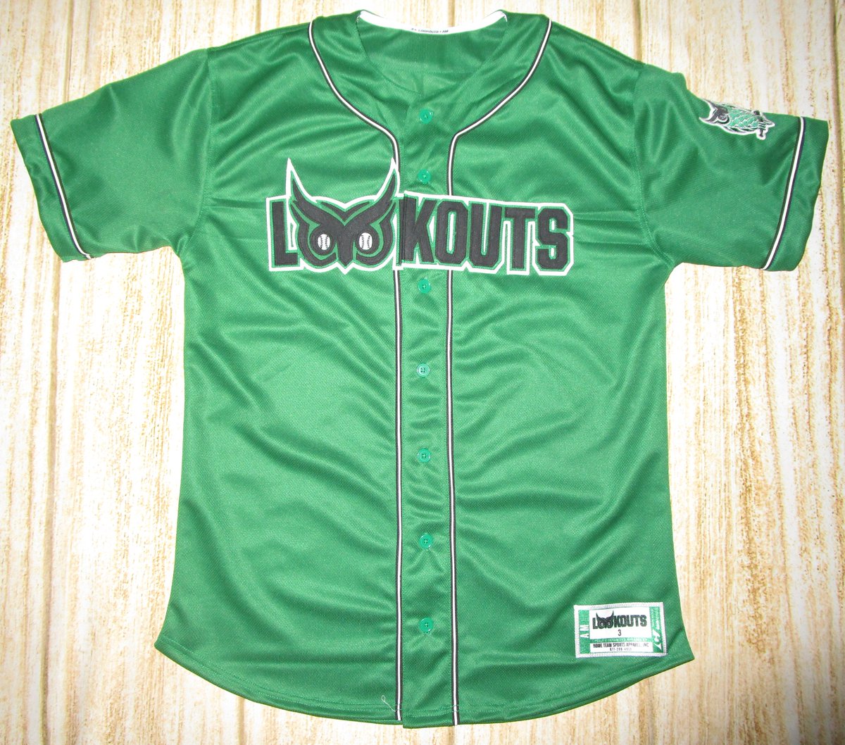 Lookouts Baseball custom jersey created at <a href="/HTSASports/">Home Team Sports & Apparel</a>
in Green Bay, WI! #GarbAthletics #CustomJersey
