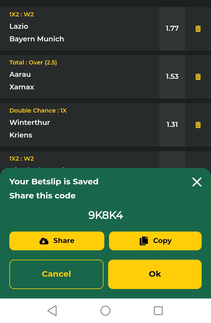t_Duches's tweet photo. 13 Odds
BETWINNER! 🔥
Code : 9K8K4

Don’t have an account use the link; https://t.co/qDyLzzjpqO

promocode: DUCHESS https://t.co/SggYHXxdjT