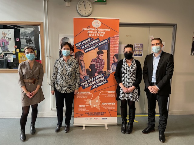 DropInterim's tweet photo. [INCLUSION] Notre équipe #dropinsertion est auj à l'@E2C_93, l'Ecole de la 2ème Chance👋
L'association qui permet aux -25 ans d'intégrer le monde de l'emploi ! Drop insertion leur offre une chance de travailler dans les métiers du #BTP, de l'#Environnement et des #EspacesVerts✨ https://t.co/Ka0TkjMcvW