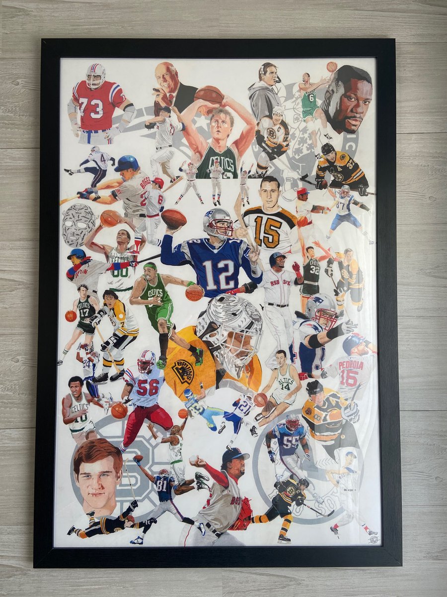 probob36's tweet photo. @AndreTippett Hi Mr. Tippett, im a local artist from south of Boston in Avon &amp; wanted to share a drawing i did a few years ago. Lets see if you can find yourself in the piece 😊🏈 https://t.co/CR6tU5sxSZ
