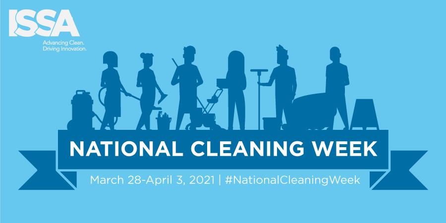 ISSAworldwide's tweet photo. Join ISSA in celebrating National Cleaning Week! The event will take place March 28-April 3 and will offer opportunities for advocacy, education, employee recognition, and charity. https://t.co/zMSLNt6PNi
#nationalcleaningweek #issa #valueofclean #cleaningindustry https://t.co/PeAsXSceDl