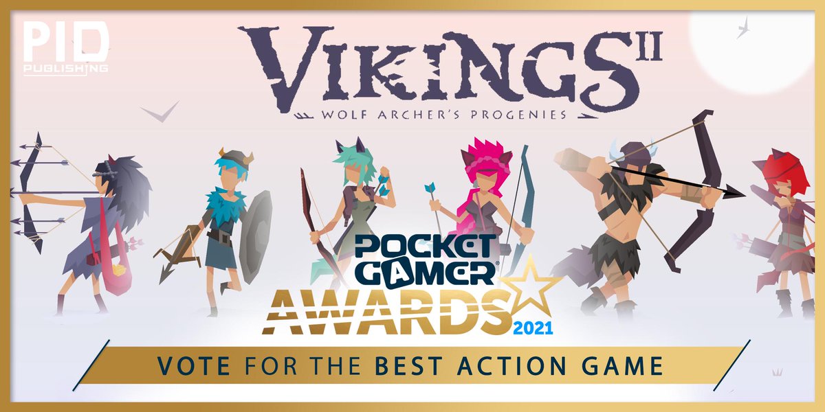 Last but not least, go vote for Vikings II from @PinpinTeam, nominated on the #PocketGamerAwards 2021 🏹 

Vote for the Best Action Game: bit.ly/3udAASW

#IndieGames #Viking