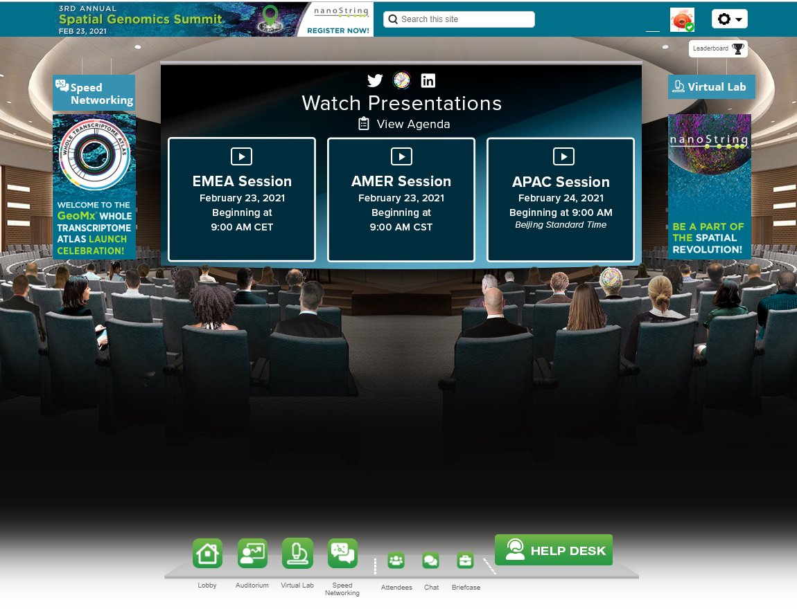 brukerspatial's tweet image. Happening now #SpatialGenomicsSummit! See what your peers are upto and ask your questions live
labroots.com/ms/virtual-eve…

#SpatialTranscriptomics #Genomics #SingleCell