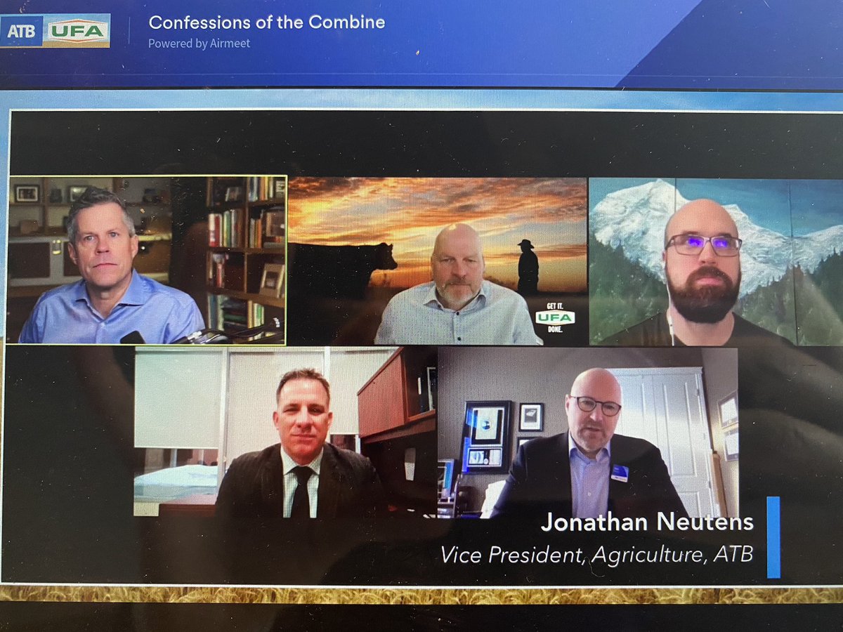 Great panel discussion on succession planning, shortage of labour, and opportunities for youth in agriculture #CdnAgDay <a href="/ATBagriculture/">ATB Agriculture</a> <a href="/StuartFCullum/">Stuart Cullum</a> <a href="/4halberta/">4-H Alberta</a> <a href="/ScottBolton_UFA/">Scott Bolton</a>