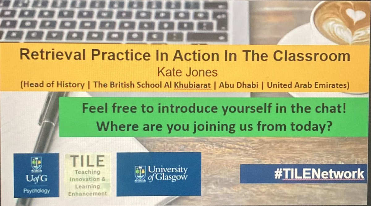 HPHighEnglish's tweet photo. Ready to hear some gems from @KateJones_teach and @TILEnetwork 📖 🖋#retrieval https://t.co/09grxlFaky