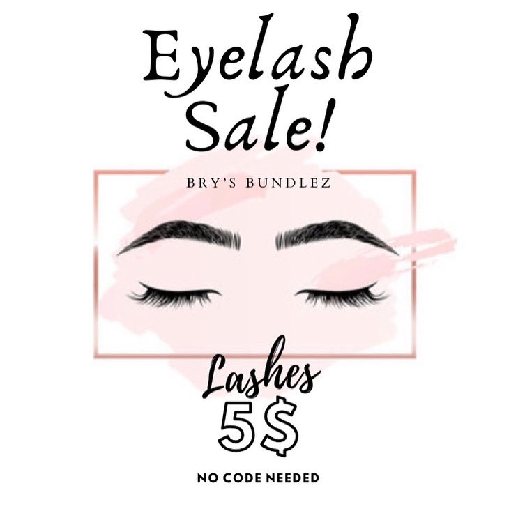 BrysBundlez's tweet photo. HAPPY Tuesday!! Goodmorning come shop and enjoy our lash sale TODAY!💋 Limited time only thank you for supporting a small buisness ❣️#sale #lashes #comeshop #linkinbio

https://t.co/v9mxkoldsK https://t.co/gg4pJefERY
