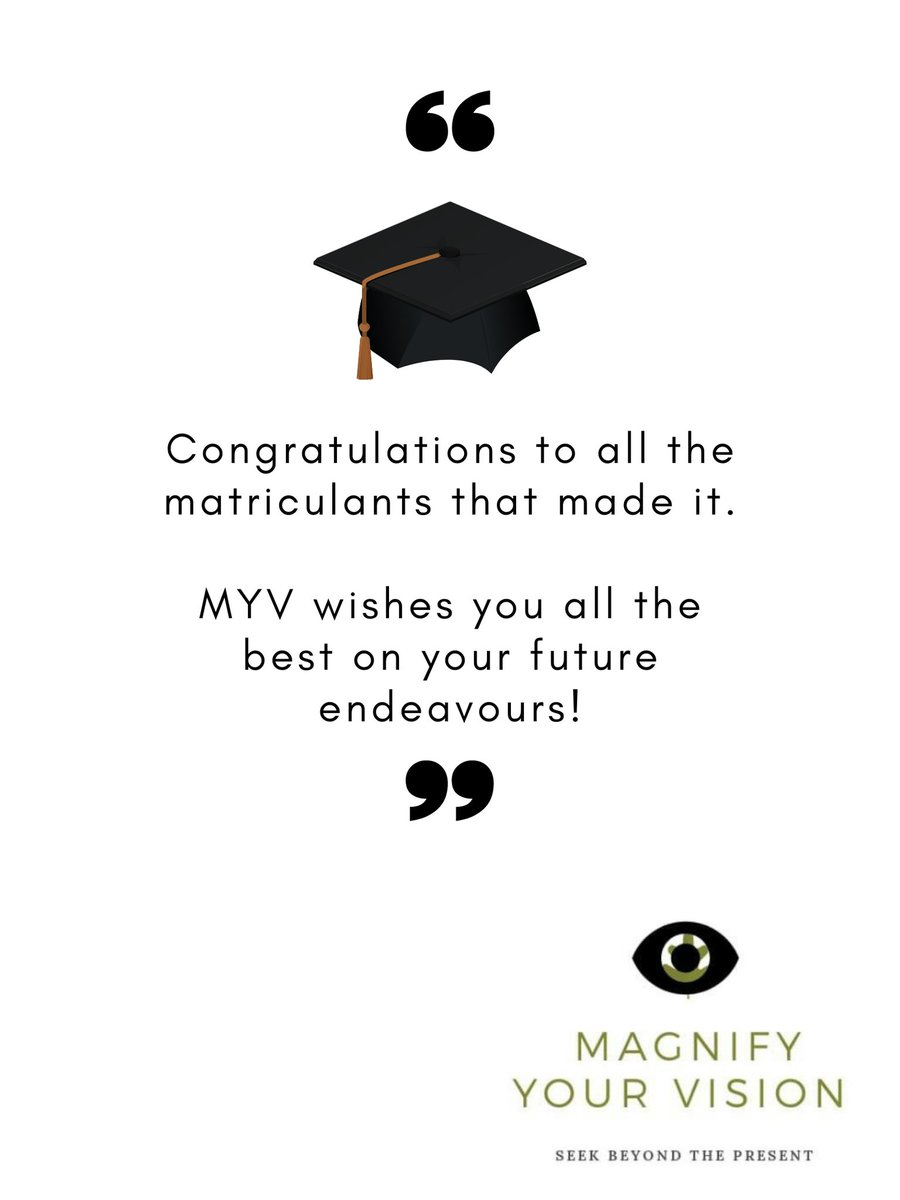 MagnifyYour_Vis's tweet photo. Hard work pays off! #Matric2020 #classof2020 #MatricResults
#magnifyyourvision #seekbeyondthevision https://t.co/W3BtHGz6Ys