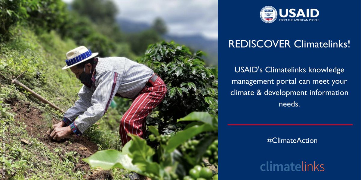 climatelinks's tweet photo. If you work at the intersection of climate change and international development, #Climatelinks has curated resources, blogs, and more that you can count on: https://t.co/VuBaHBQ1Hl #ClimateAction https://t.co/eMiNMZoJxf