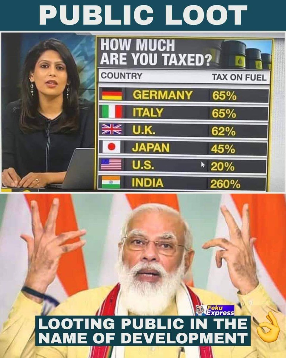 VikasTakINC's tweet photo. New name of development in Modi Government - "Looting Public"
#modi_rojgaar_दो
#Drdoexamdatedo
#मोदी_मतलब_देश_चौपट https://t.co/cNjlHxgvjg