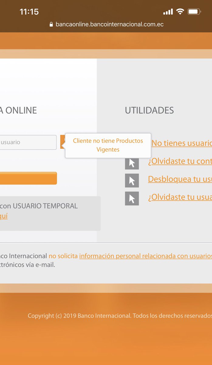 aleud84's tweet photo. @BaninterEc que está pasando con los accesos a través de la página ?? Ayer accedí sin problema como así que no tengo productos??? Estoy en el exterior y necesito ayuda URGENTE https://t.co/f1XFSOxiH1