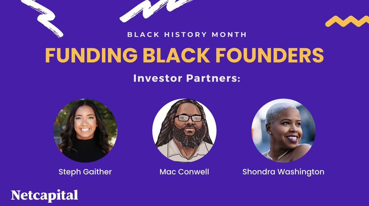 I'm teaming up with @Netcapital to help get a black founder funded!

Comment with your company URL and a 1-line pitch by Wednesday.

One founder will be selected to receive a free offering setup on Netcapital and 1on1 meetings with myself and our other investor partners.