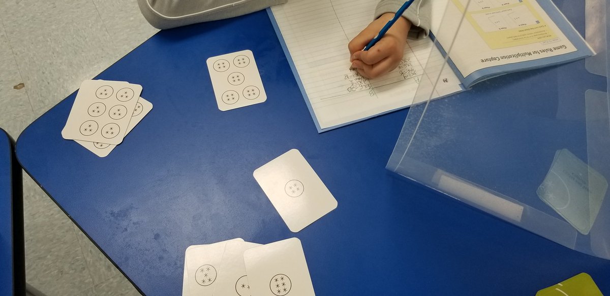 AggieKJ2009's tweet photo. Kiddos came back working hard this week!! Some of my students battling it out with multiplication facts this morning! @PKthru5mustangs @NISD_Learning https://t.co/lGiJRJiFUM