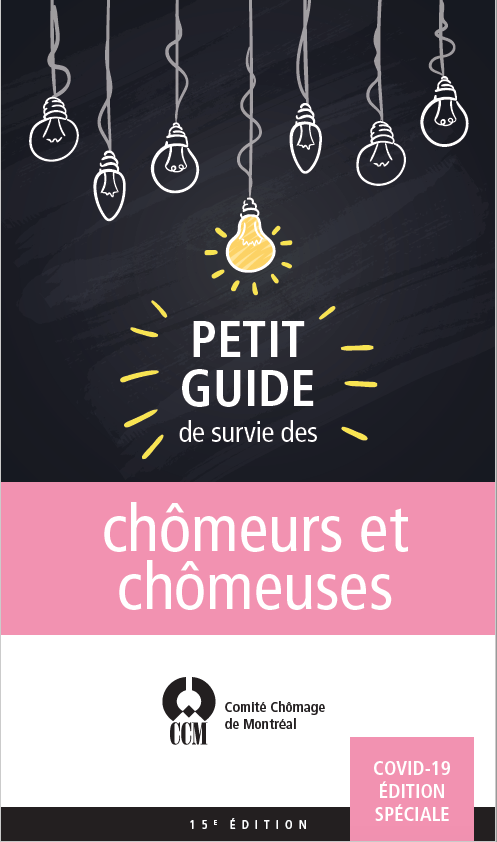 Nous avons actualisé l’édition spéciale Covid-19 du Petit Guide de Survie des chômeurs et chômeuses comprenant notamment la prolongation des mesures de soutien au revenu annoncée vendredi dernier. 

Pour commander votre copie: comitechomage.qc.ca/le-petit-guide/

#assuranceemploi #pcre