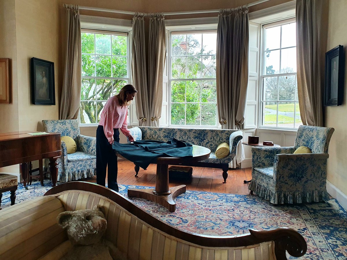 WHITTonTWITT's tweet photo. Last day filming for our four part fashion &amp; history series with the fabulous @claire_mccollum. With Covid, bubbles, bobbins, lockdowns and everything else - delighted it didn't fall apart at the seams 💪 🧵 https://t.co/5bNofLjoKi