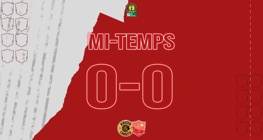HACofficiel's tweet photo. 🏆 #TotalCAFCL
Mi-temps | Kaizer Chiefs (0️⃣-0️⃣) Horoya AC
⏱➤ C’est la pause à Johannesbourg. Après un début de match compliqué, les Matamkas ont géré parfaitement le tempo❗️
#TotalCAFCL #ChiefsHAC #KCHAC
#PanafricanTeam 🔴⚪️ https://t.co/kdjiWTcgha