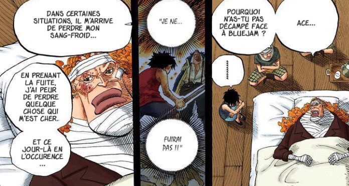 Sensei D Abord Ace N Est Pas Mort Uniquement Parce Qu Il A Cede A La Provocation D Akainu Mais Surtout Parce Que Luffy A Voulu Recuperer Sa Vivre Card Il Est Donc Mort
