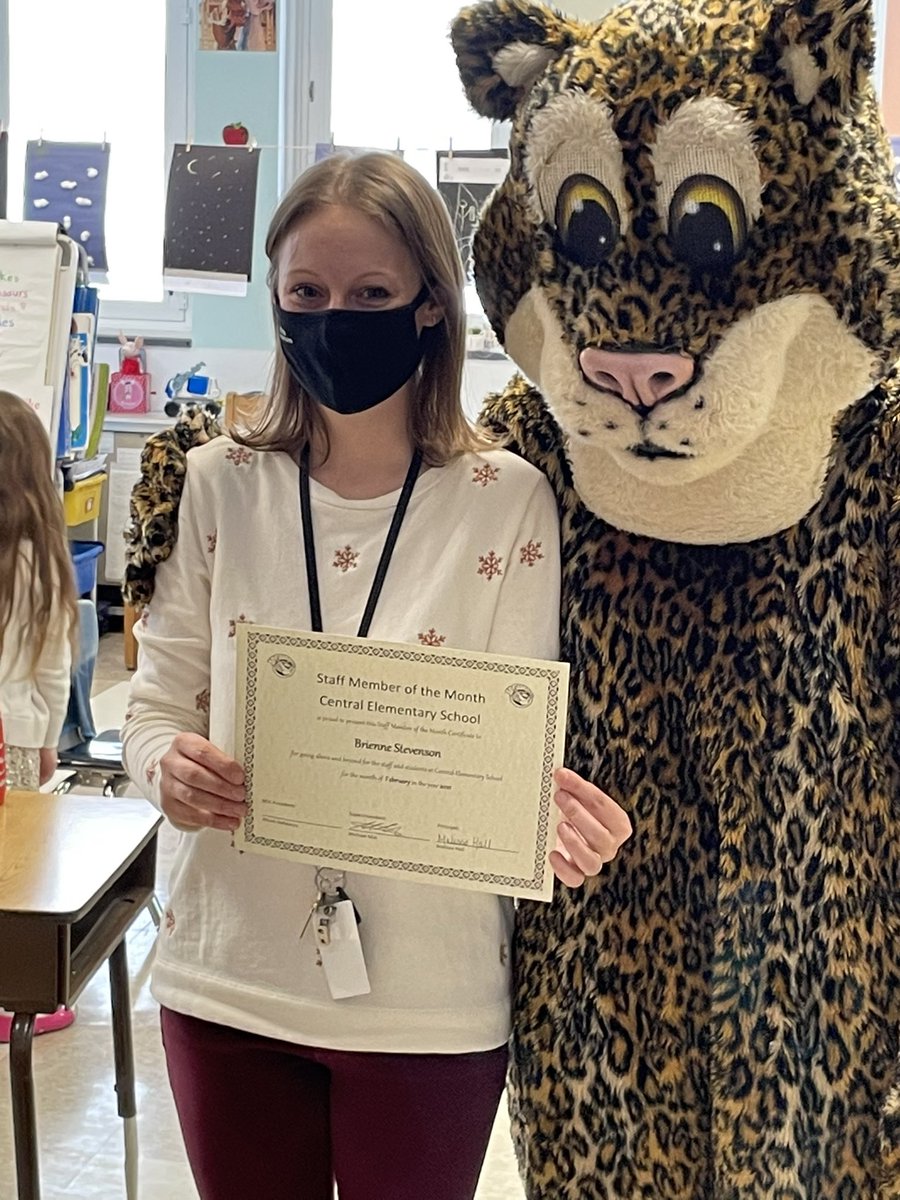 GMRSDJaguars's tweet photo. Congrats to @GMcentralJags Student and Staff Member of the Month: Mia F. and Ms. Stevenson! #JaguarStars https://t.co/q6LWQv1lME