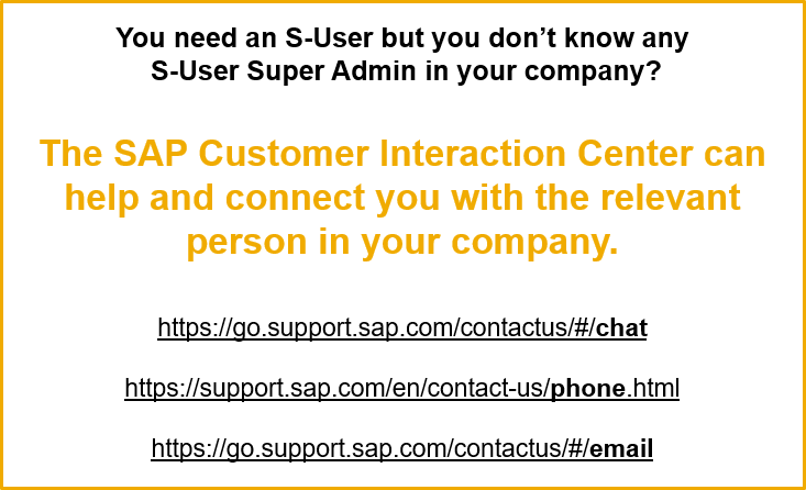 JJComment's tweet photo. Very often I experience that customer employees are interested in the content of SAP for Me, but they do not have a necessary S-User. Unfortunately, these people often don't even know how to get one. This blog helps > https://t.co/kJKS4osN0K #SAPforMe @OZZYGENIS #CustomerSuccess https://t.co/9DrxYYQKWT