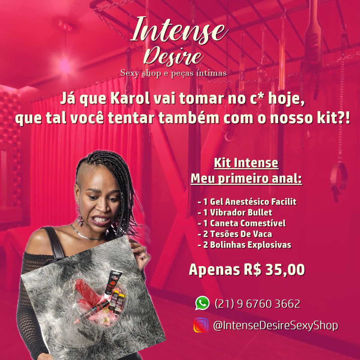 intensedesiree's tweet photo. Depois de votar na Karol, vem conferir nossos produtos

Canal BBB 21 | #Karol | #BBB https://t.co/taKmZuxYgv
