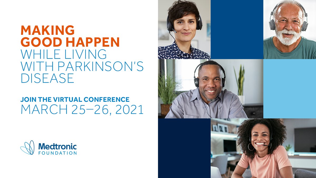 Registration is open for the Making Good Happen While Living with Parkinson’s Disease conference in March. Sign up to join us virtually: bit.ly/2NppJ81