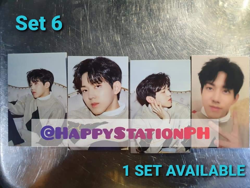 happystationph's tweet photo. [WTS/LFB] DAY6 2019 THE PRESENT PHOTOCARD SETS ONHAND

SET 2 &amp; SET 6:
SUNGJIN &amp; DOWOON SETS - P200 EACH
GROUP SET - P150 EACH

Prices are exclusive of SF

UPDATE: https://t.co/hDipykTdjc