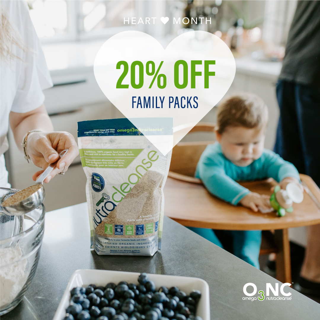 NutraCleanseTM's tweet image. We 💚 Keeping Families Healthy. Get 20% off Family Packs of O3NC on our online store, this month only for Heart Month! Link in bio.

#heartmonth #hearthealth #healthyfamily #healthylifestyle #O3NC #nutracleanse #highfibre