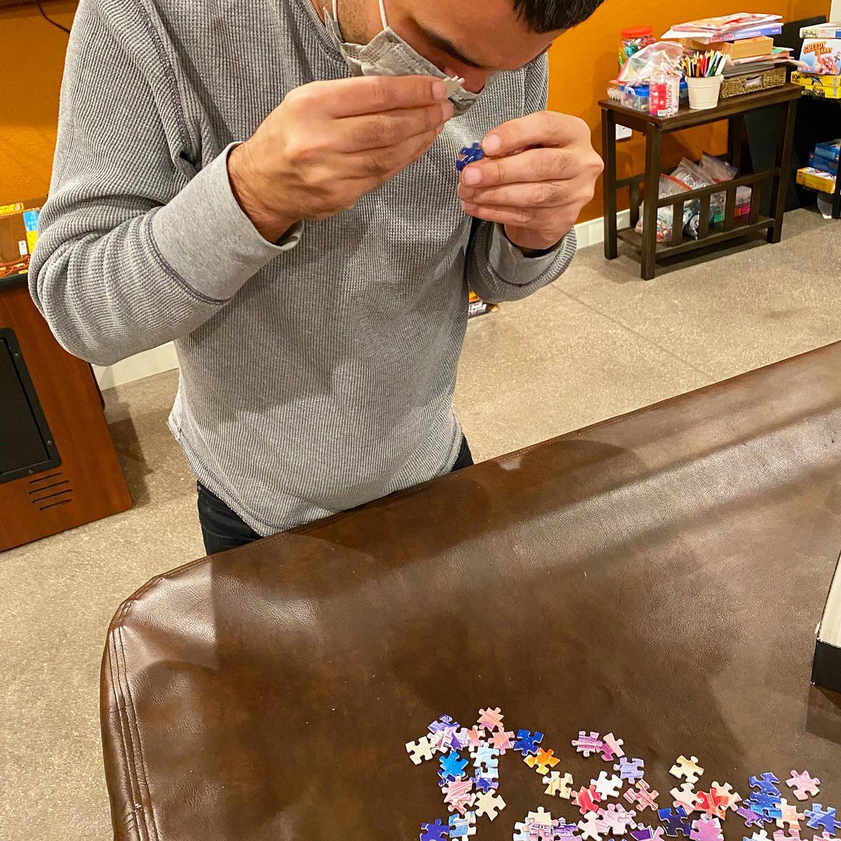 TreasureHouseAZ's tweet photo. Nothing, including visual impairment, can hold Zack back. NOTHING! 🥰 #TreasureHouse #Community #Independence #Purpose #THfamily #GlendaleAZ #DisabilityCommunity #DifferentlyAbled #Inspiration #Confidence #Puzzle #ActiveLiving #UniqueCommunity #IDD https://t.co/Lt9HzOvMv4
