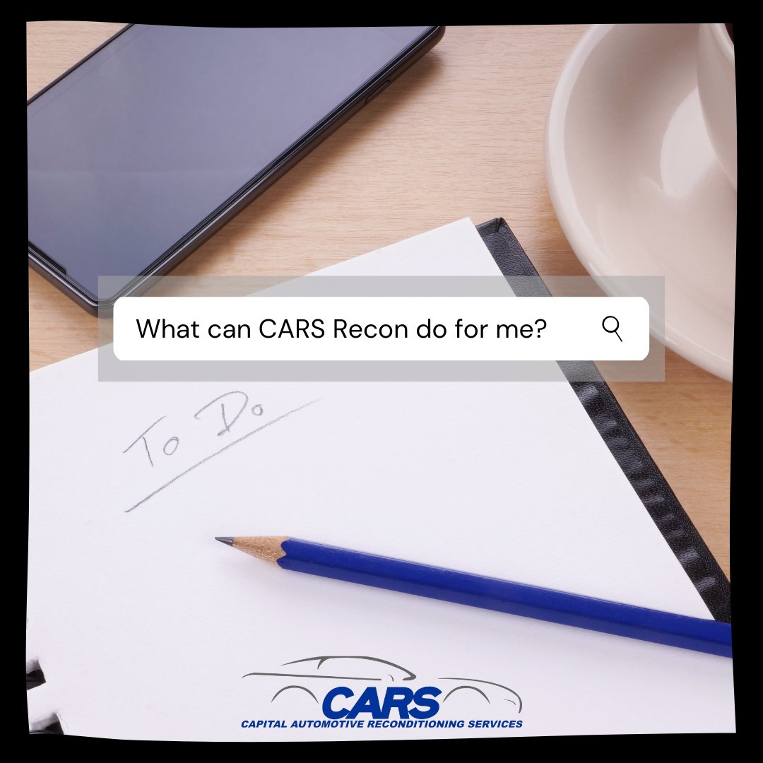 cap_auto_recon's tweet photo. What can CARS do for you?  Visit our website: https://t.co/8cjMR38aKX to learn more about the services we offer!

#Detailing #Transportation 
#MechanicalInspections 
#PaintandBody #HeadlightRestoration 
#LotOperations #SaleArbitration 
#Consulting

#CARSRecon #AutoReconditioning https://t.co/GWV9OtJ13M