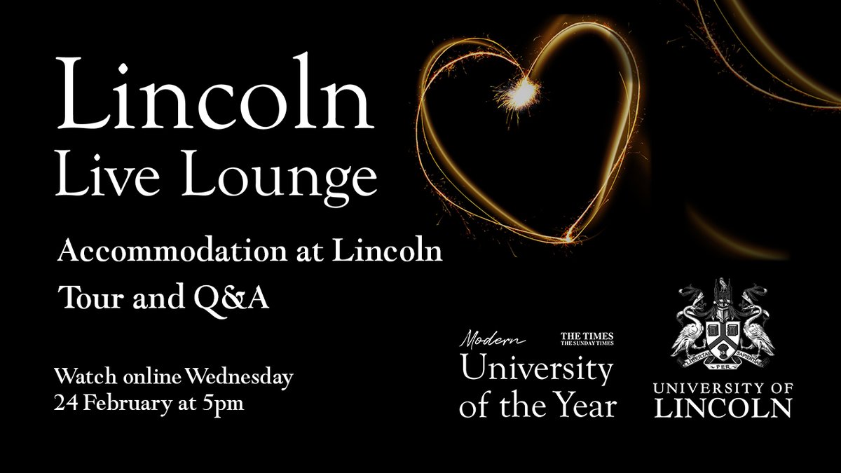 Join us for a live virtual tour and Q&amp;A to get expert advice on finding your new home away from home with our Student Accommodation team. 🏠

Find out more: lncn.ac/accommod