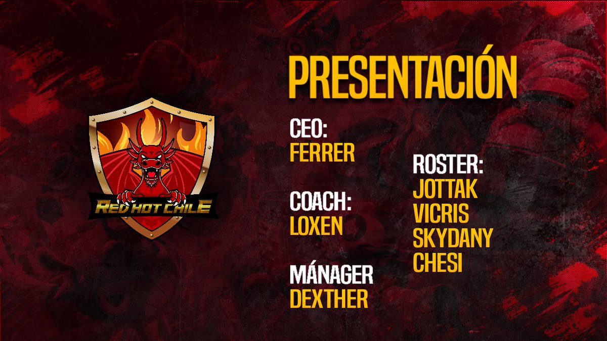 Volvemos a las pistas y lo haremos a lo grande!, para dejar nuestro nombre en lo más alto. Esté será el roster que nos representará en las siguientes ligas.

Manager:
@DextheRyi

Coach:
<a href="/LoxenV/">Loxen_v</a>

Jugadores:
<a href="/Jottak_BS/">Jσттaҝ ♛</a>
<a href="/vicris3011/">Vicris🕊❤️</a>
<a href="/BS_DANY/">Dany</a>
@Chesimp_BS

Gracias por el apoyo.
#GORHC