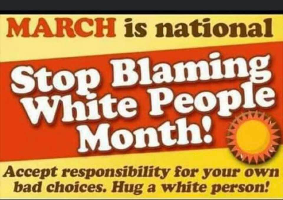 larryelder's tweet photo. #StopBlamingWhitePeopleMonth
#WeveGotACountryToSave https://t.co/0CKeGC2KK7