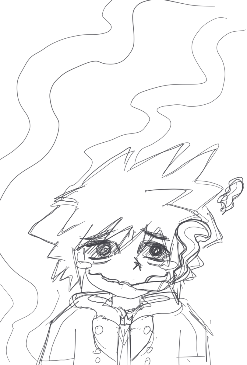 //drugs, weed
collaboration between myself and @scaristars, who had a vision of "that one cursed image of Brendan Fraser but it's sora and he's smoking a blunt" and after showing me their masterpiece i was like "wow I have to color this immediately" and now you all have to see it