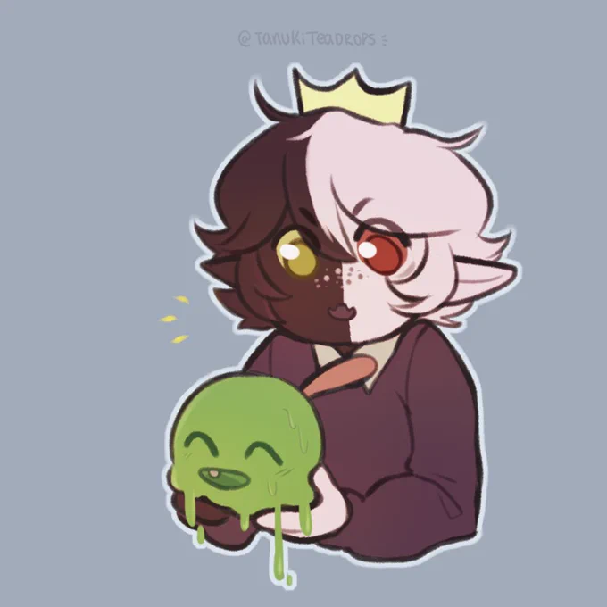 a new slimy friend!

-ren
#ranboofanart 