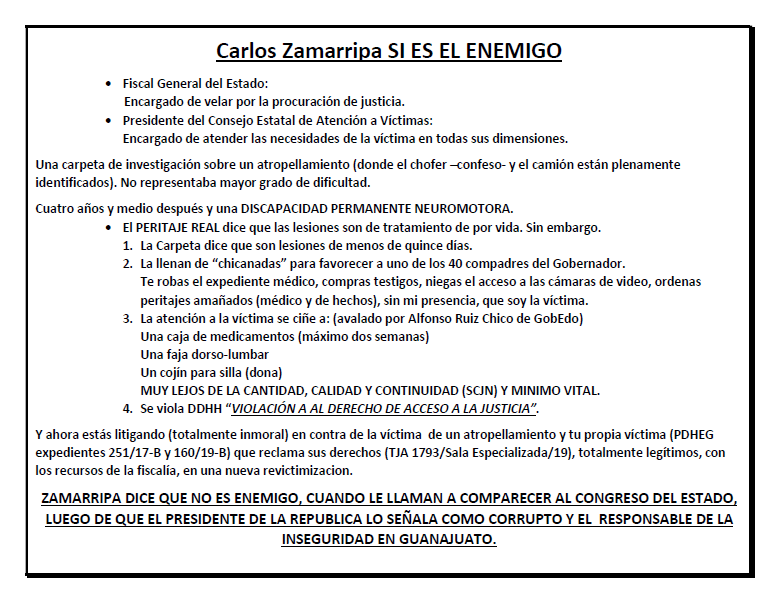 susanajvg's tweet photo. @carloszamarr no eres mejor que Felix
Me violaste mis DDHH ahora litigas en mi contra.
Es violencia de Genero Institucional a una MUJER con DISCAPACIDAD
#Renuncia
@CNDH @Netzai_Sandoval @DocumentaAC @idheasdh @kdartigues @espinosa_rios @ONUDHmexico @ONUMujeresMX @FabiolaAlanis_S https://t.co/cUTzEf0WbA