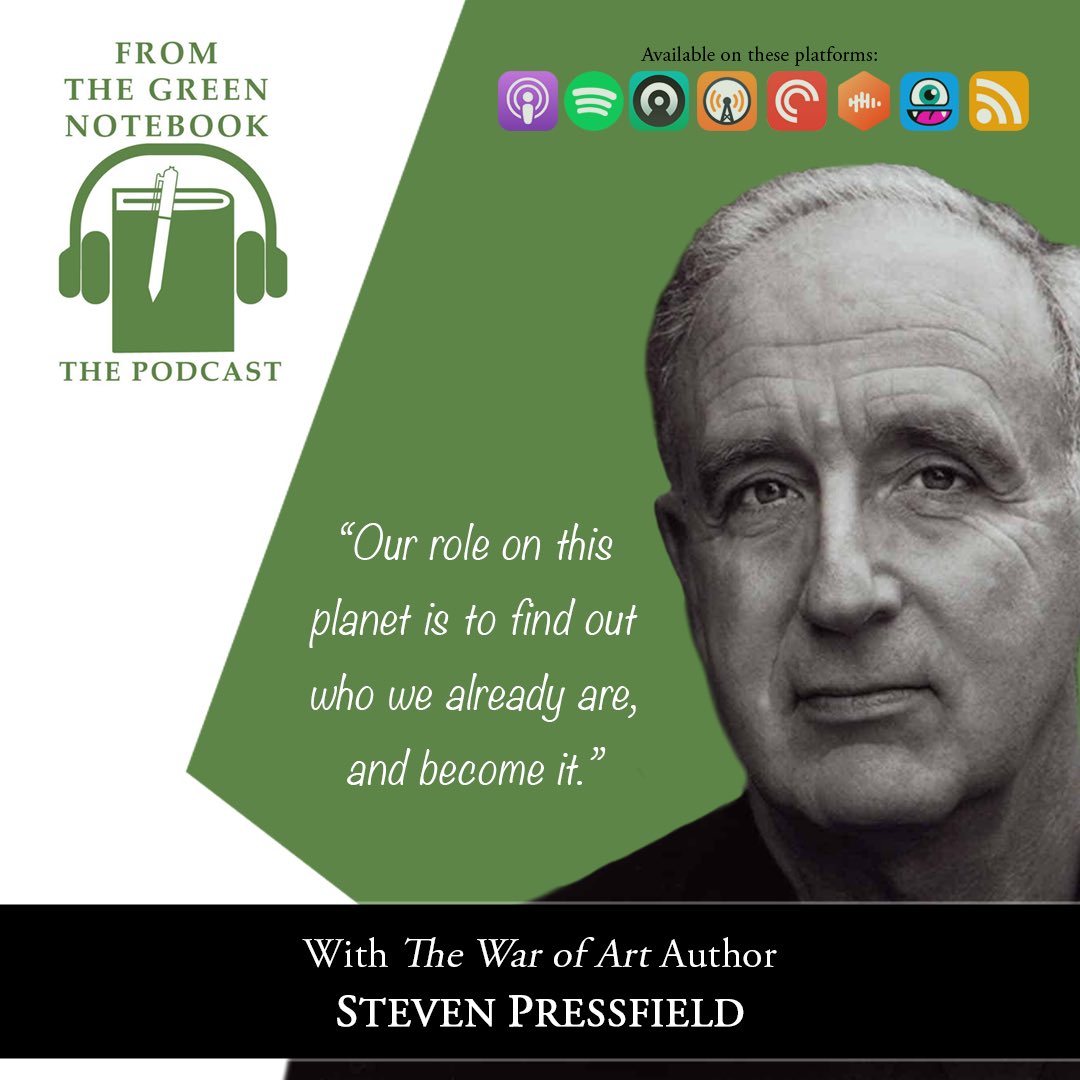 If you are enjoying the @StanMcChrystal episode...come back next weekend as we sit down with @SPressfield!