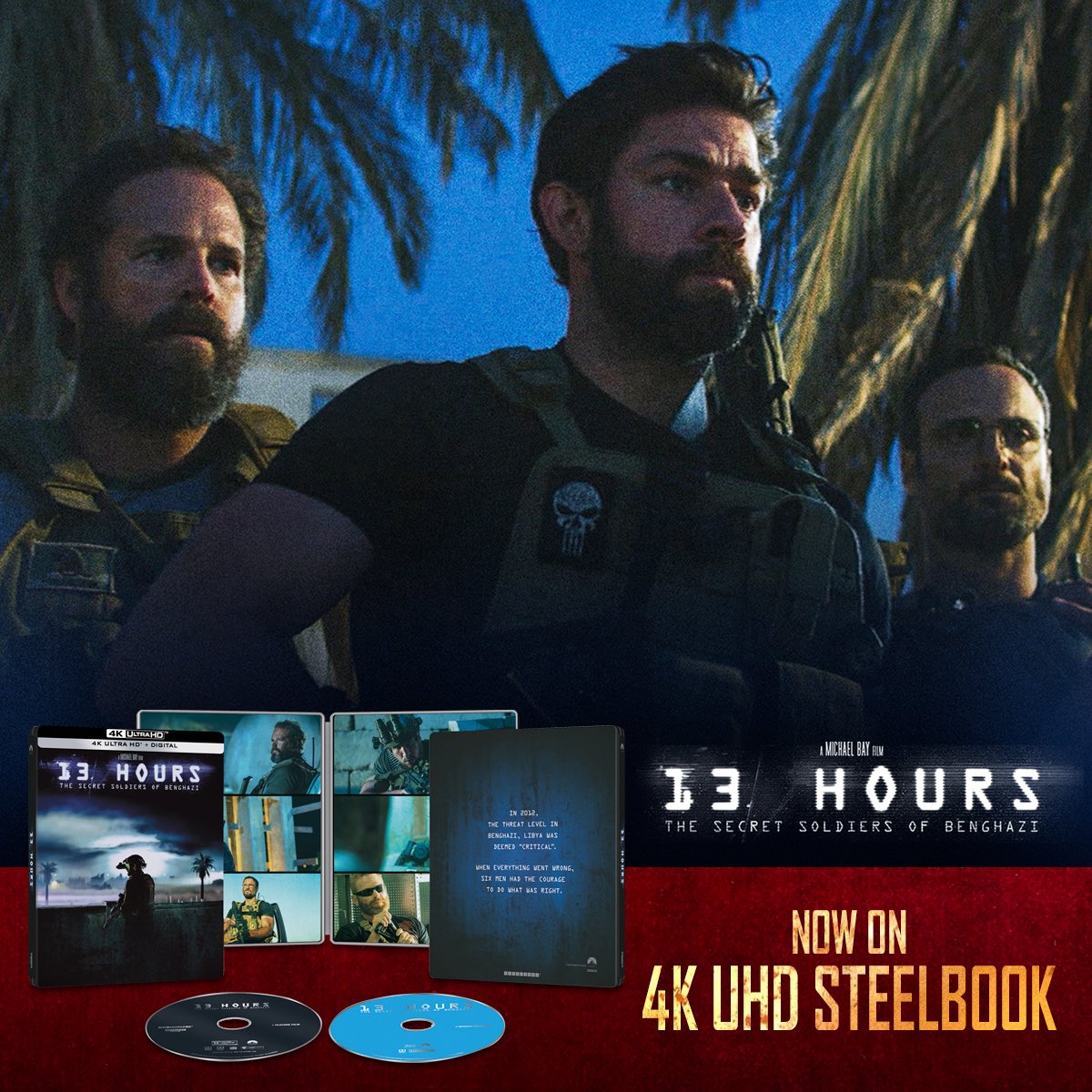 Get the 13 Hours 4K UHD Steelbook, exclusively at Best Buy. paramnt.us/Get13hours