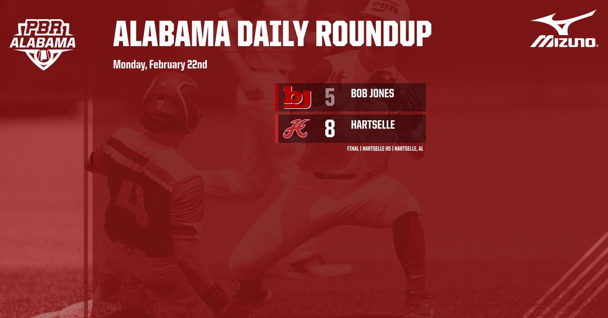 𝐀𝐥𝐚𝐛𝐚𝐦𝐚 𝐃𝐚𝐢𝐥𝐲 𝐑𝐨𝐮𝐧𝐝𝐮𝐩: 𝐅𝐞𝐛𝐫𝐮𝐚𝐫𝐲 𝟐𝟐𝐧𝐝

▪️@HHS_Baseball1 sweeps a DH in their first 2 games of the year 

📝: bit.ly/3dDBl1N