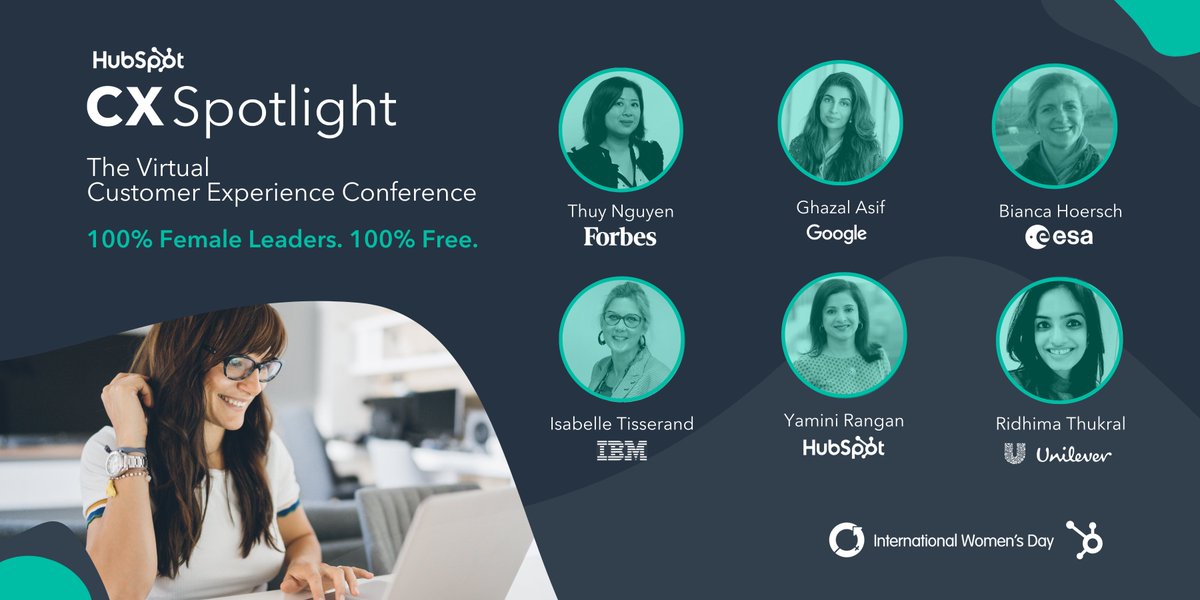 T-MINUS 7 DAYS until CX Spotlight 2021! Join the customer experience conference with thousands of other professionals to learn from #female digital industry leaders from <a href="/HubSpot/">HubSpot</a>, <a href="/Google/">Google</a>, @RevolutApp, and more. Register now - it’s 100% free 👉hubs.ly/H0FXTyW0