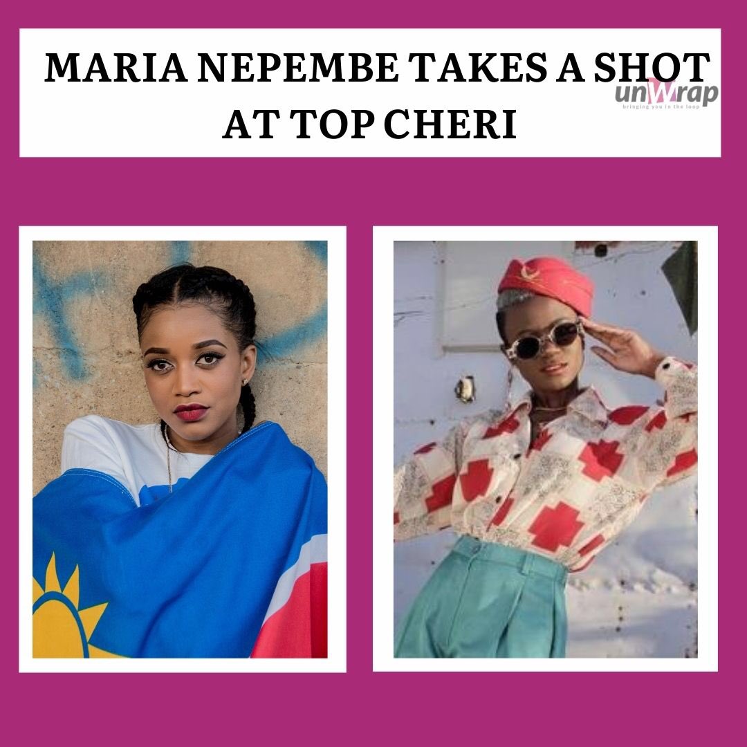 UnwrapO's tweet photo. Namtwitter going haywire after #MariaNepembe wrote a cryptic message on a #TopCheri post recently. What’s the beef all about? Can someone fill us in? #unwrapinteractions #unwrapnews https://t.co/XMrGT2ZGXZ
