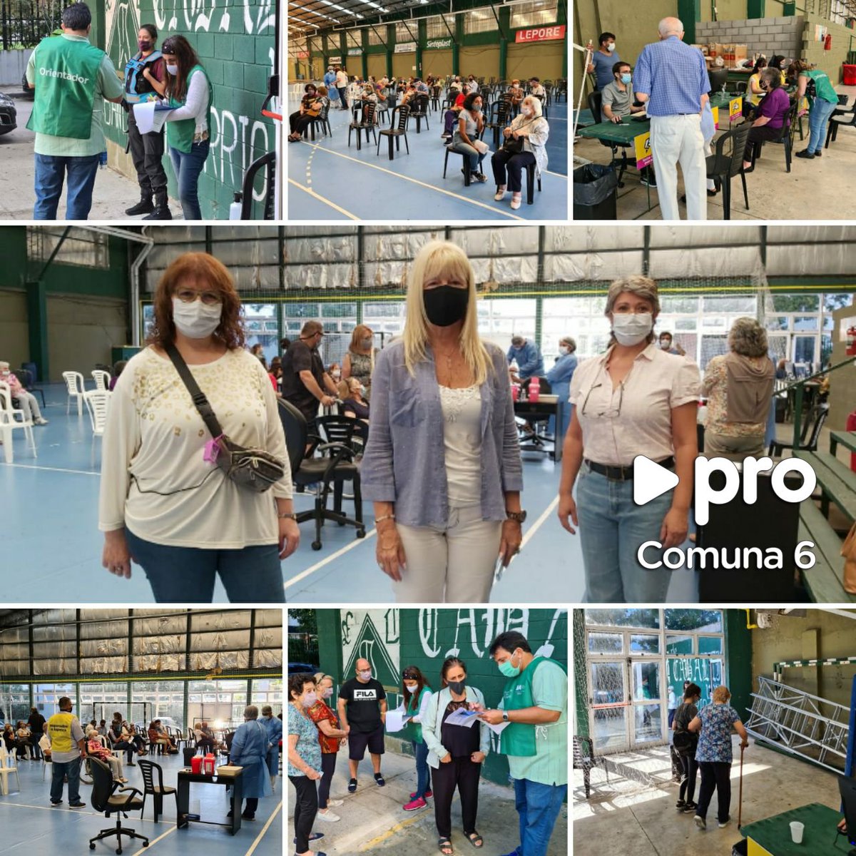 SebastianLoreto's tweet photo. Segundo día de vacunación para los vecinos de #Caballito mayores de 80 años.
Estamos muy orgullosos de compartir la felicidad de quienes reciben su vacuna y el agradecimiento que nos transmiten.
#ClubFerro #AdultosMayores #Comuna6 #Vacunatorio https://t.co/TOkcd2VEqQ