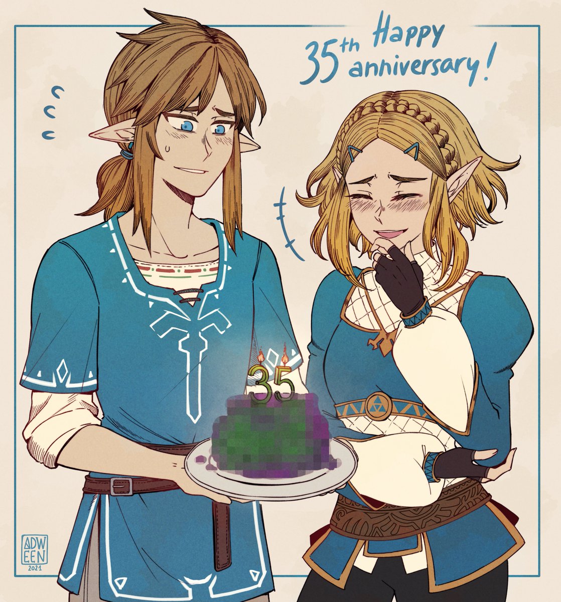 Adween Un Joyeux Anniversaire A La Franchise Zelda Un Peu En Retard Gnn Je Suis Ultra Fan Des Zelda Depuis Looongtemps Donc J Avais Vraiment Envie