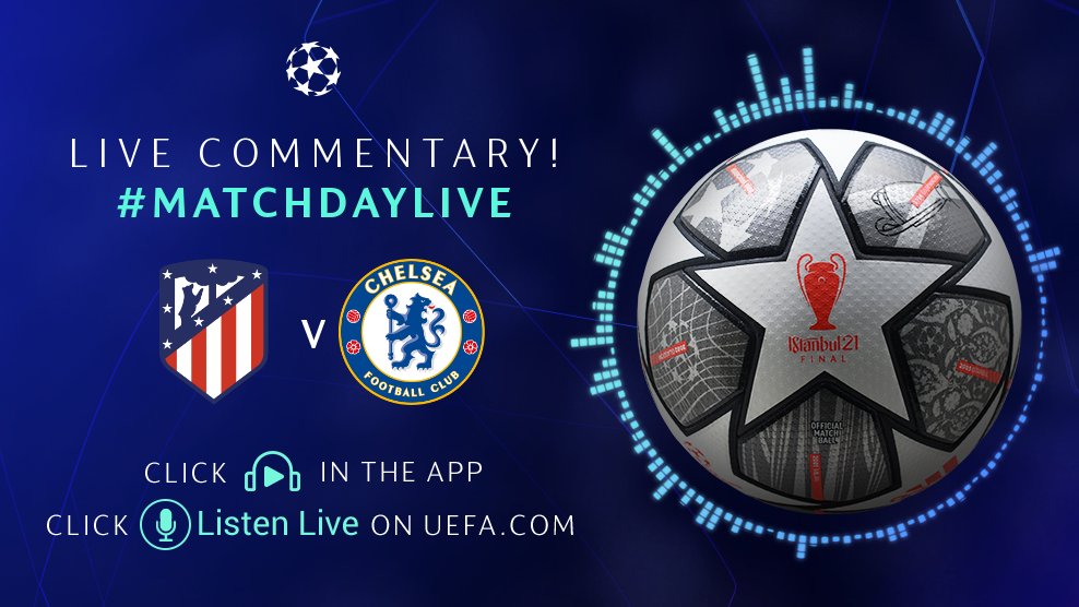 robtdaly's tweet photo. ON AIR - the @ChampionsLeague radio show

Commentary of @Atleti v @ChelseaFC with @JacquiOatley + @kevinhatchard 

Updates of @OfficialSSLazio v @FCBayernEN with @KaufmanRichard 

Tune in on #UCLapp, across 🇺🇸 on @SiriusXMFC and at https://t.co/C2bdvNbFlN https://t.co/q1MkX37HOK