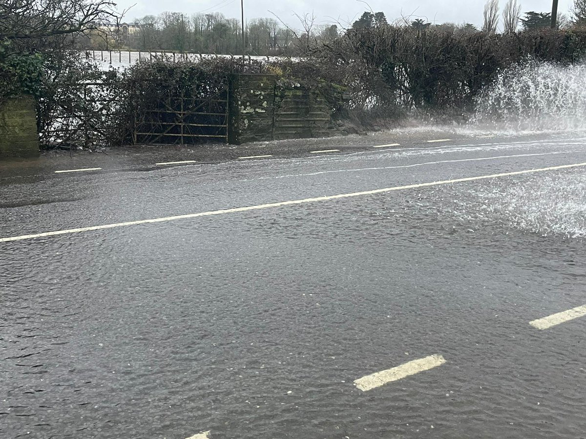 corkcitycouncil's tweet photo. Please take extra care on the Carrigrohane Road as heavy rainfall has led to increased localised surface flooding #CorkFloods https://t.co/S7CxdfQBTk